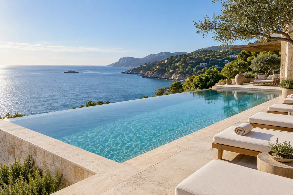 Villa avec piscine et vue mer : vérifier avant l'offre